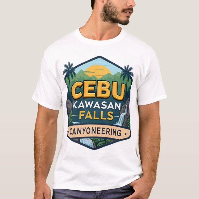 CAMISETA CEBU KAWASAN FALLS CANYONEERING (Anverso)