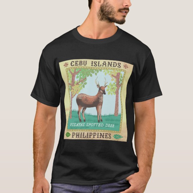 Camiseta Cebu Visayan Deer  (Anverso)