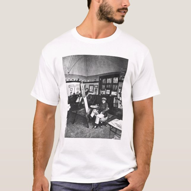 Camiseta Cecil Aldin en su estudio (Anverso)