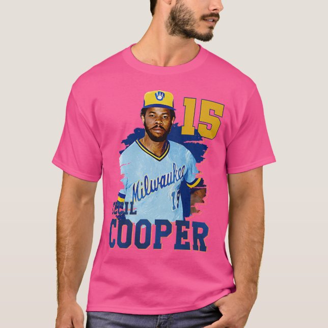Camiseta Cecil Cooper 15 (Anverso)