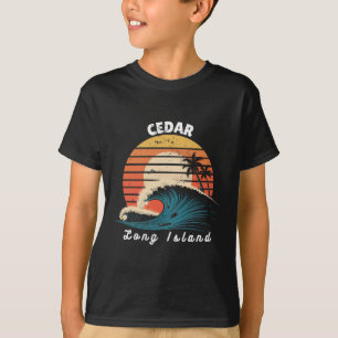 Camiseta Cedar Beach Long Island Mujeres Hombres Surfboardi