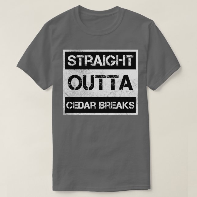Camiseta Cedar De Salida Directa Rompe Monumento Nacional (Diseño del anverso)