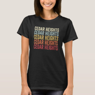 Camiseta Cedar Heights Maryland Cedar Heights MD Retro Vint