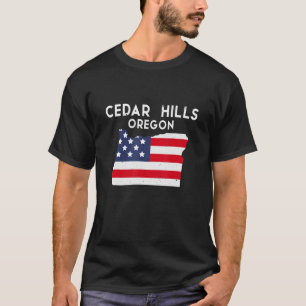 Camiseta Cedar Hills Oregon Estados Unidos América Viajes O