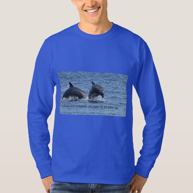 Camiseta Cedar Key Dolphins long sleeve t-shirt (Anverso)
