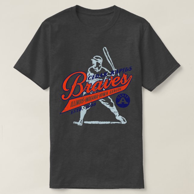 Camiseta Cedar Rapids Braves (Diseño del anverso)