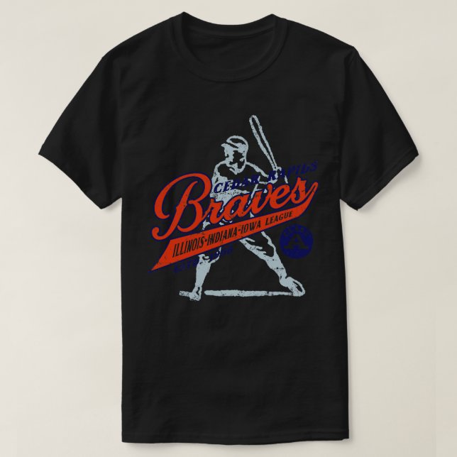 Camiseta Cedar Rapids Braves (Diseño del anverso)
