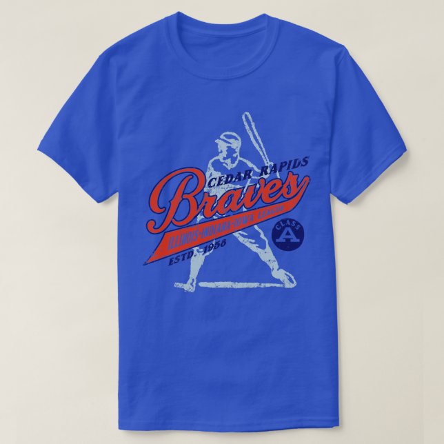 Camiseta Cedar Rapids Braves (Diseño del anverso)