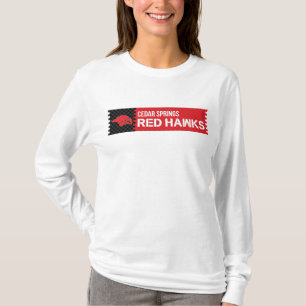 Camiseta Cedar Springs Red Hawks
