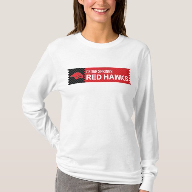 Camiseta Cedar Springs Red Hawks (Anverso)