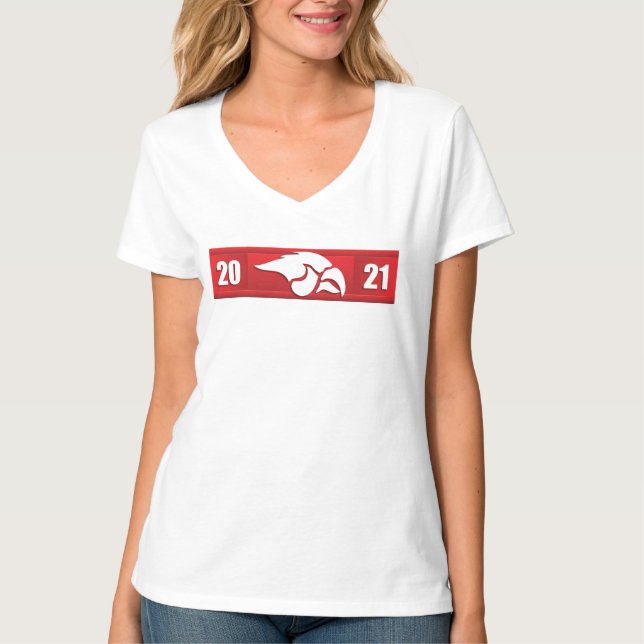 Camiseta Cedar Springs Red Hawks #2 (Anverso)