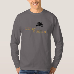 Camiseta Cedar Tree Lofty Human Funny Cita Texto Amarillo