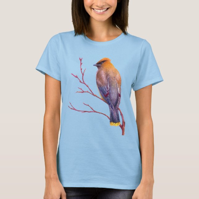 Camiseta Cedar Waxwing (Anverso)