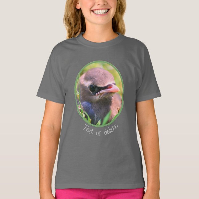 Camiseta Cedar Waxwing Fledglglgling Bird Personalizada (Anverso)