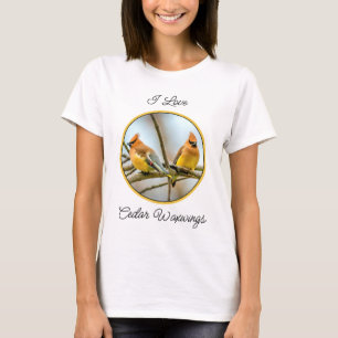 Camiseta Cedar Waxwing - Fotografía original
