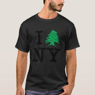 Camiseta Cedro del Líbano, me encanta Nueva York Beirut lib