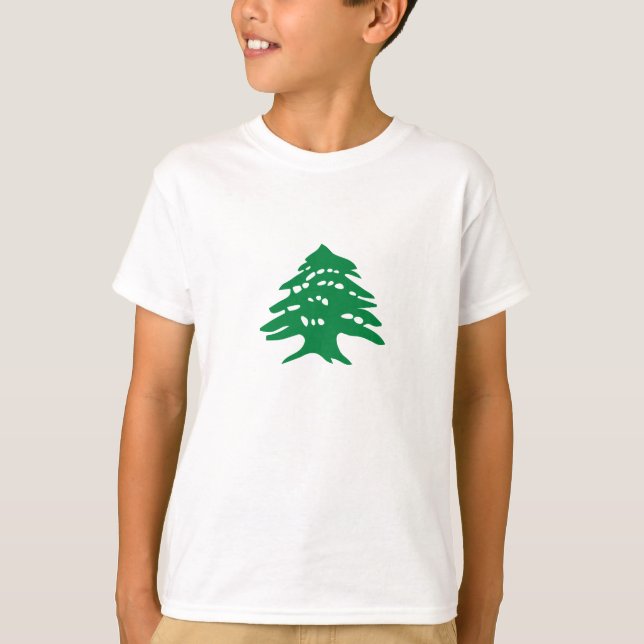 Camiseta Cedro Verde del Líbano (Anverso)