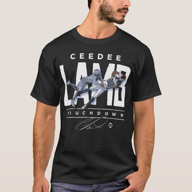 Camiseta Ceedee Lamb Dallas Touchdown (Anverso)