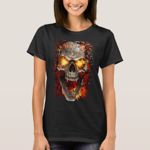 Camiseta Cefalea original espiral Diseño gótico