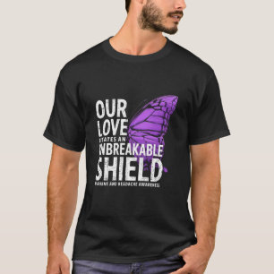 Camiseta Cefalea por Migraña Conciencia Escudo Irrompible P
