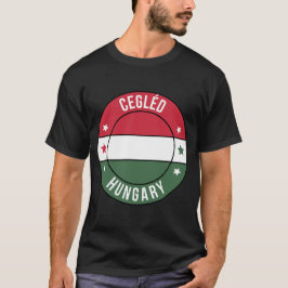 Camiseta Cegled, Hungary City T-Shirt
