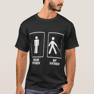 Camiseta Ceguera a mi padre invidente persona visualmente I