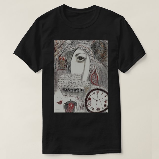 Camiseta Ceguera - Florencia y la máquina (Diseño del anverso)