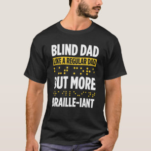 Camiseta Ceguera Para Ciegos Ciegos Braille Re