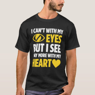 Camiseta Ceguera para personas ciegas persona ciega Braille