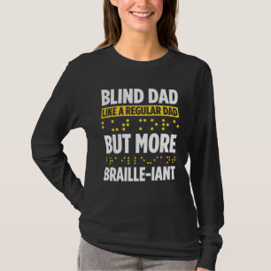 Camiseta Ceguera para personas ciegas persona ciega Braille