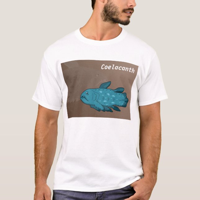 Camiseta Celacanto - Pez Antiguo (Anverso)