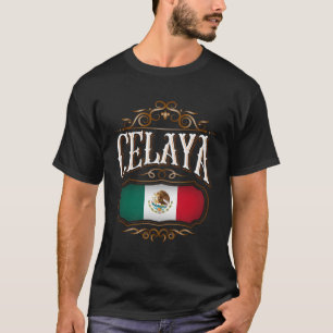 Camiseta Celaya Guanajuato Con Bandera De Mã Xico