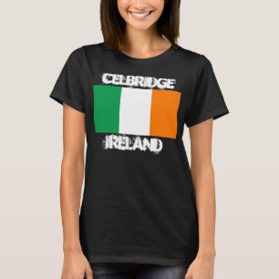 Camiseta Celbridge, Irlanda con bandera irlandesa