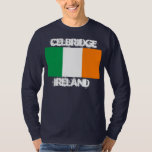 Camiseta Celbridge, Irlanda con bandera irlandesa<br><div class="desc">Celbridge,  Irlanda con bandera irlandesa</div>