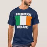 Camiseta Celbridge, Irlanda con bandera irlandesa<br><div class="desc">Celbridge,  Irlanda con bandera irlandesa</div>
