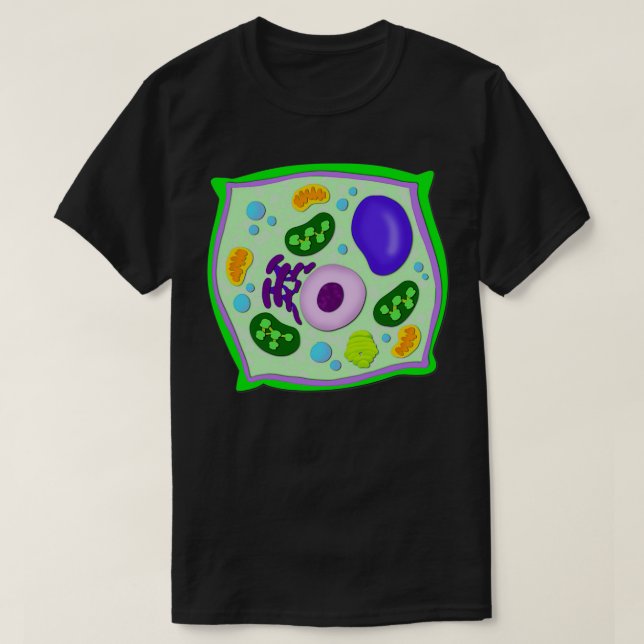 Camiseta Celda de planta (Diseño del anverso)
