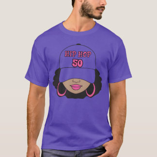 Camiseta Celebra 50 Años de Música Rap Cultura Hip Hop fr