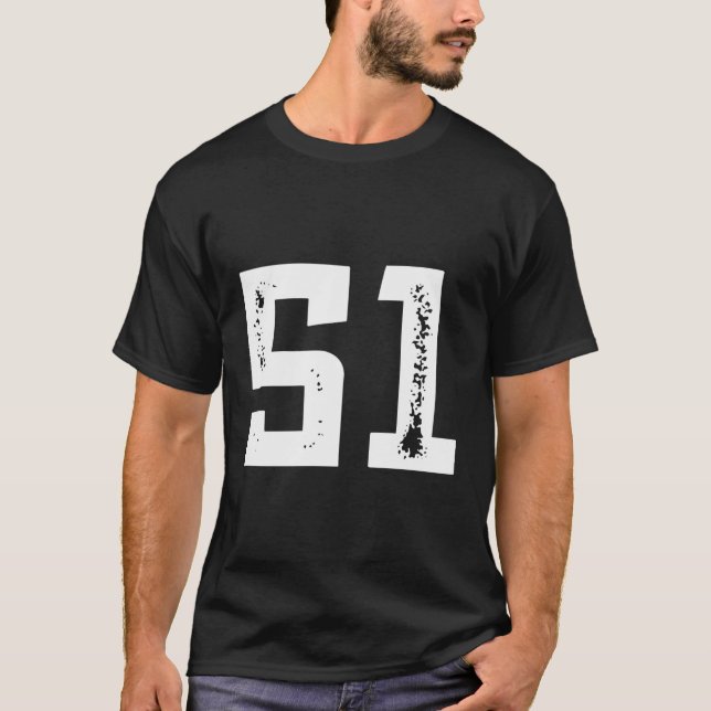 Camiseta Celebra 51 Happy B-Day Fiesta Fun Font (Anverso)
