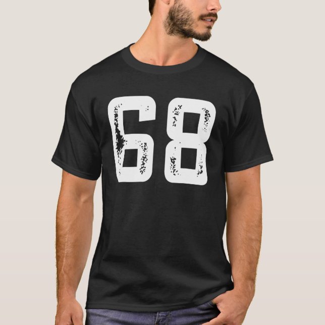 Camiseta Celebra 68 Happy B Day Fiesta Fun Font (Anverso)