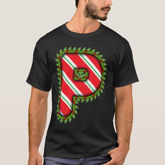 Camiseta Celebra a los Navidades con las letras de tu nombr (Anverso)