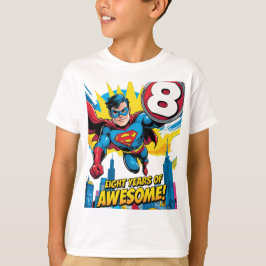Camiseta Celebra con este "Ocho años de asombroso!
