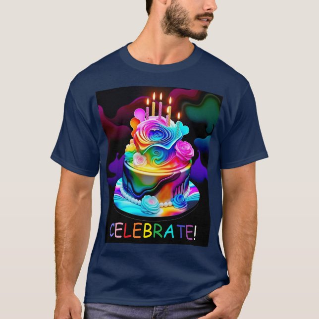 Camiseta ¡Celebra! ¡Cualquier celebración! (Anverso)