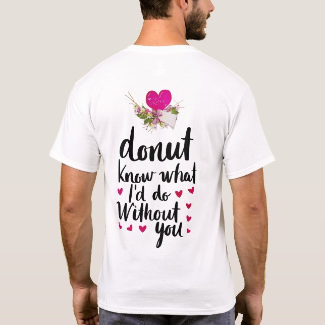 Camiseta Celebra el amor con el El día de San Valentín (Reverso)