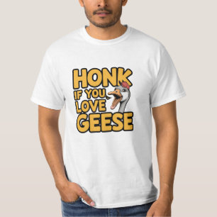 Camiseta Celebra el geese con el arte caprichoso