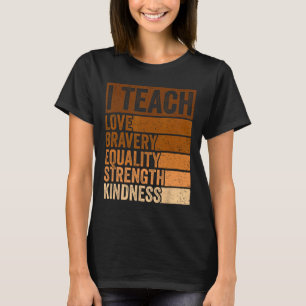 Camiseta Celebra el Mes de la Historia Negra I Enseño Histo