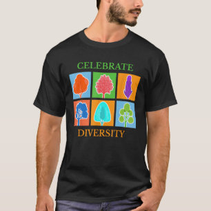 Camiseta Celebra la Diversidad Jardinero Arborista