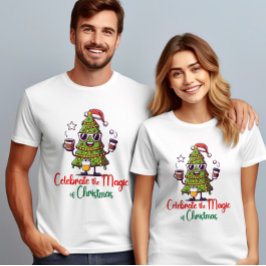 Camiseta Celebra la magia del árbol de Navidad