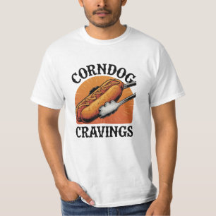 Camiseta Celebra los aperitivos con arte único de Corndog