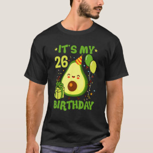 Camiseta Celebra Tu Pequeño Cumpleaños 26 Con Estilo Con
