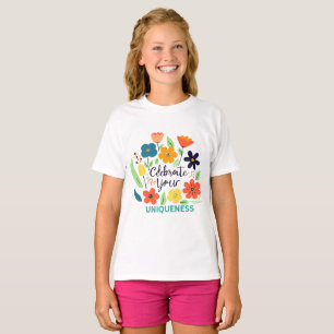 Camiseta Celebra Tu Unicidad - Diseño Inspirador